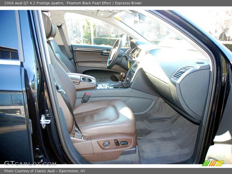 Phantom Black Pearl Effect / Espresso Brown 2009 Audi Q7 4.2 Prestige quattro