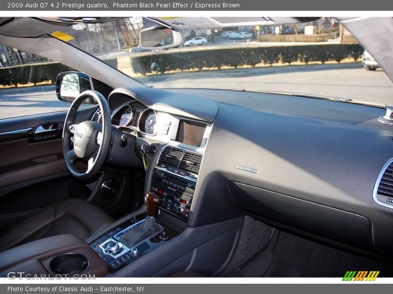 Phantom Black Pearl Effect / Espresso Brown 2009 Audi Q7 4.2 Prestige quattro