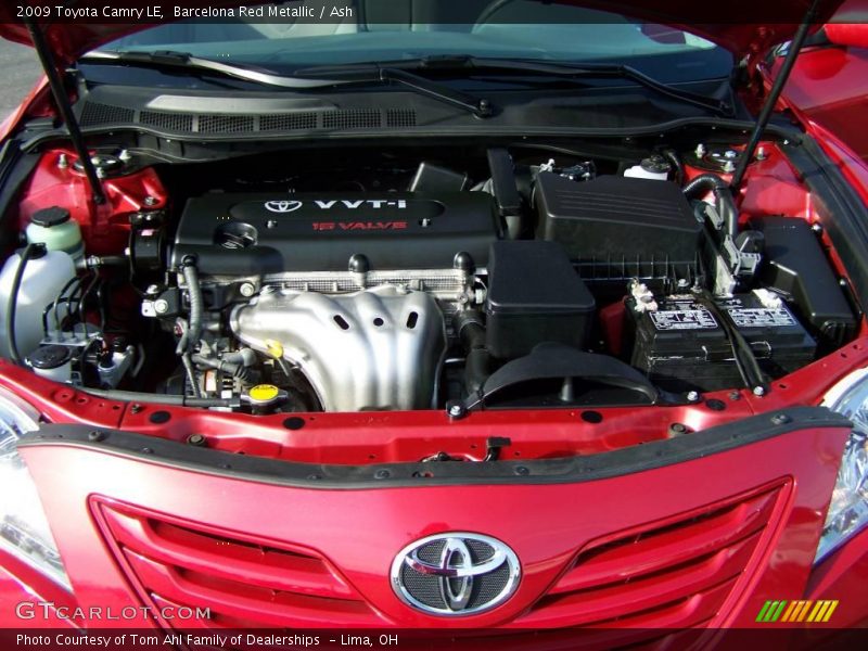 Barcelona Red Metallic / Ash 2009 Toyota Camry LE