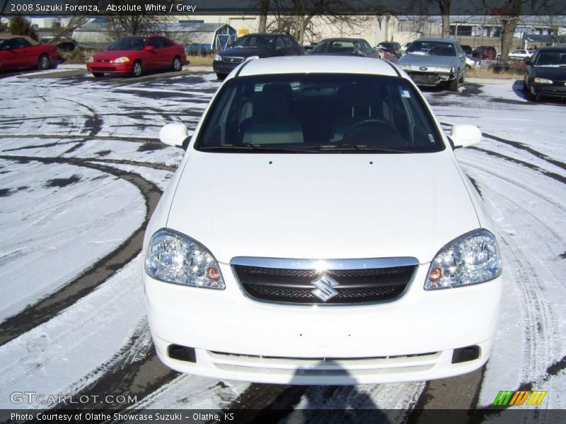 Absolute White / Grey 2008 Suzuki Forenza