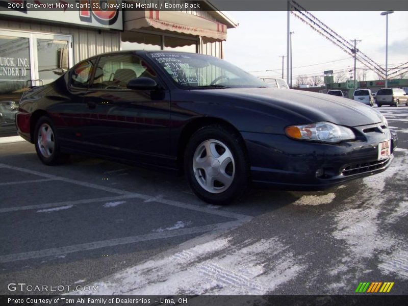 Navy Blue Metallic / Ebony Black 2001 Chevrolet Monte Carlo SS