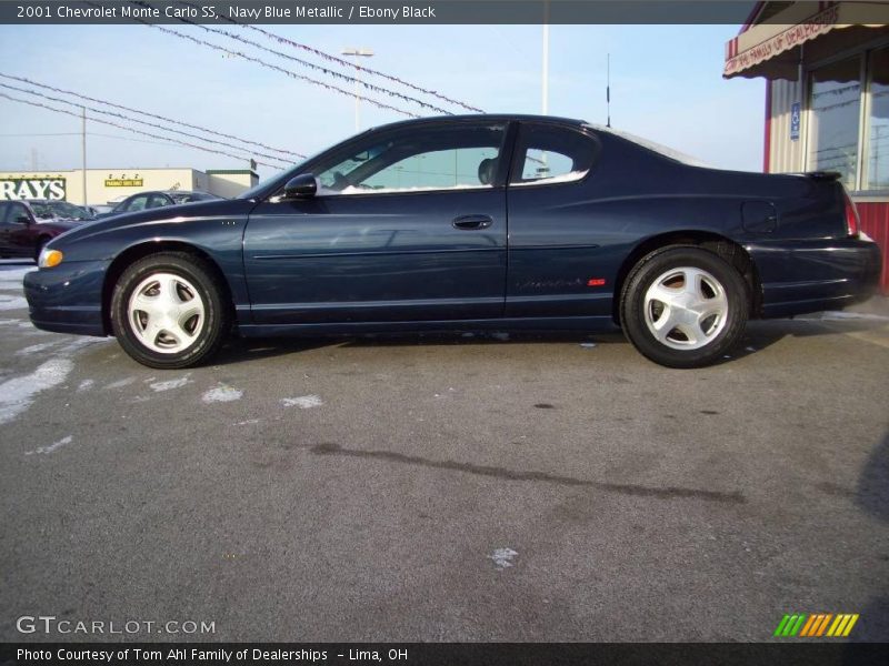 Navy Blue Metallic / Ebony Black 2001 Chevrolet Monte Carlo SS