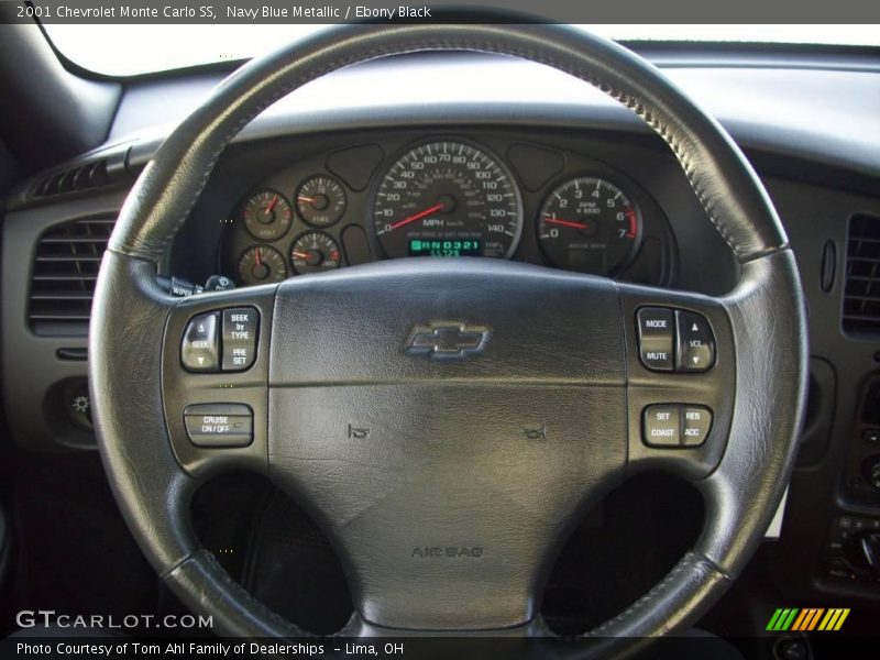 Navy Blue Metallic / Ebony Black 2001 Chevrolet Monte Carlo SS