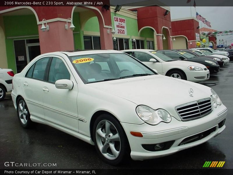 Alabaster White / Ash 2006 Mercedes-Benz C 230 Sport