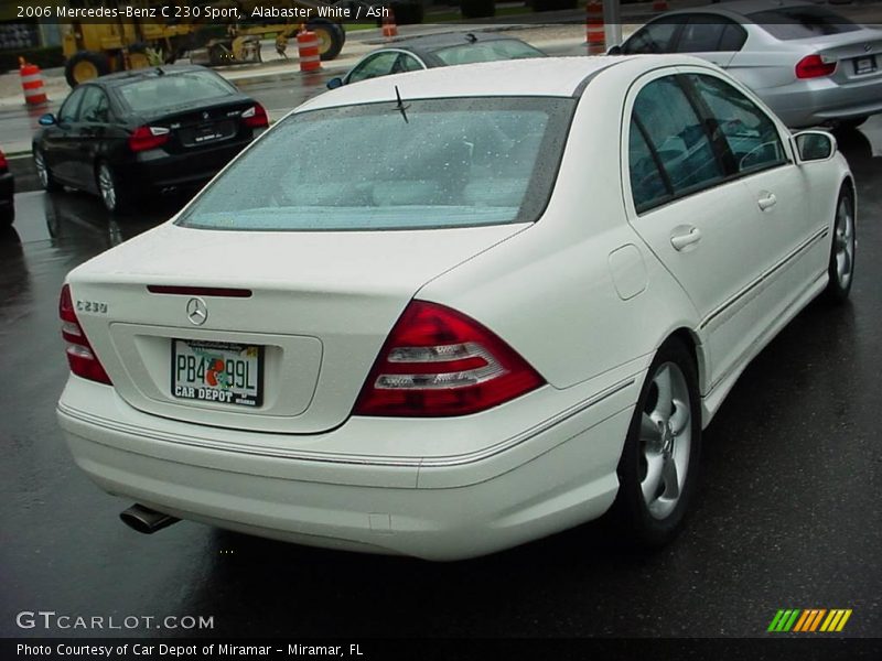 Alabaster White / Ash 2006 Mercedes-Benz C 230 Sport