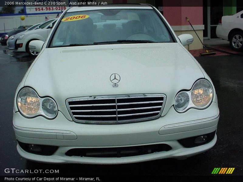 Alabaster White / Ash 2006 Mercedes-Benz C 230 Sport