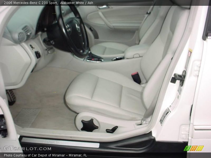 Alabaster White / Ash 2006 Mercedes-Benz C 230 Sport