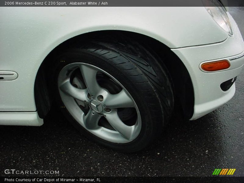 Alabaster White / Ash 2006 Mercedes-Benz C 230 Sport