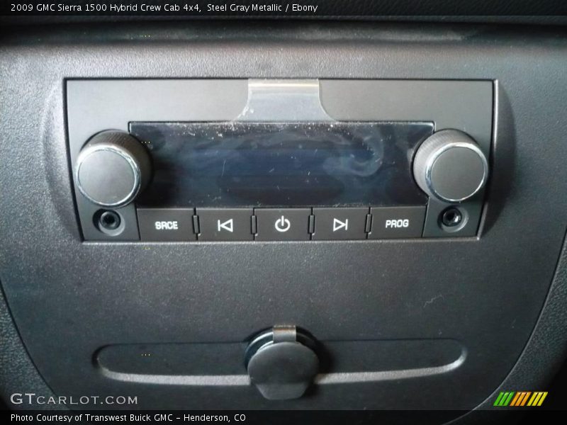 Steel Gray Metallic / Ebony 2009 GMC Sierra 1500 Hybrid Crew Cab 4x4