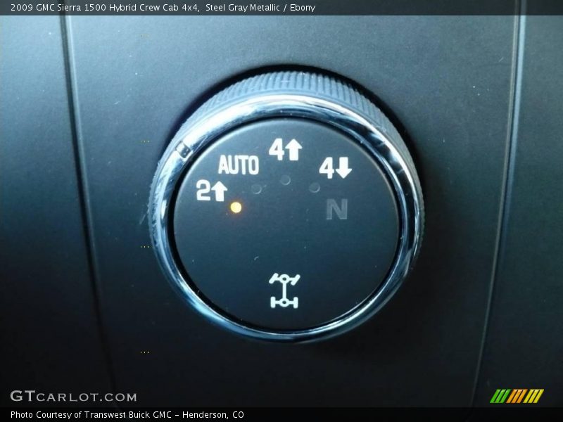 Steel Gray Metallic / Ebony 2009 GMC Sierra 1500 Hybrid Crew Cab 4x4