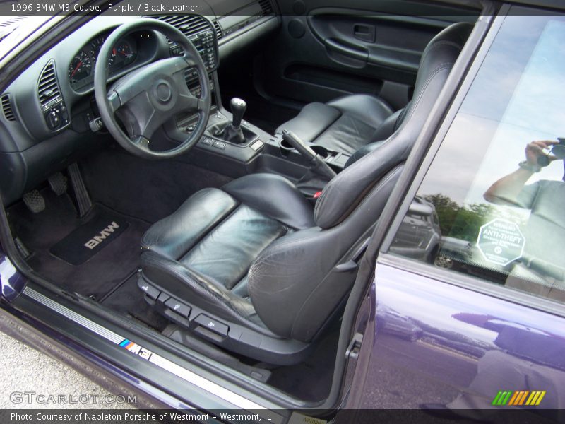 Purple / Black Leather 1996 BMW M3 Coupe