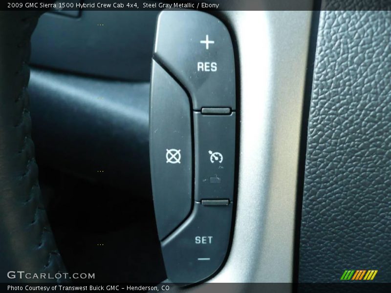 Steel Gray Metallic / Ebony 2009 GMC Sierra 1500 Hybrid Crew Cab 4x4