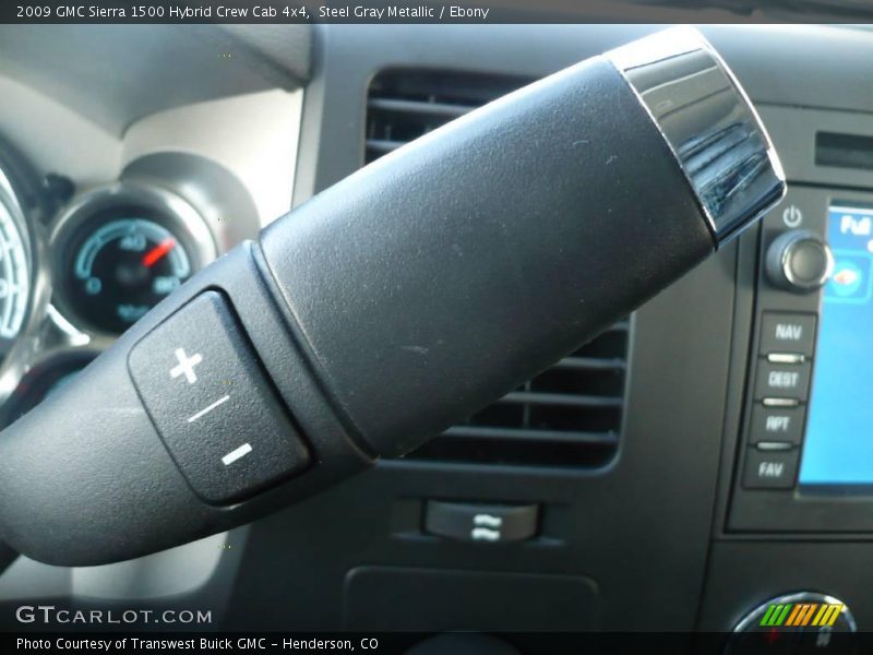 Steel Gray Metallic / Ebony 2009 GMC Sierra 1500 Hybrid Crew Cab 4x4