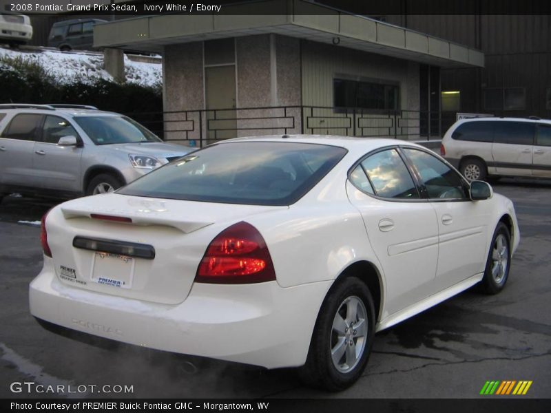 Ivory White / Ebony 2008 Pontiac Grand Prix Sedan