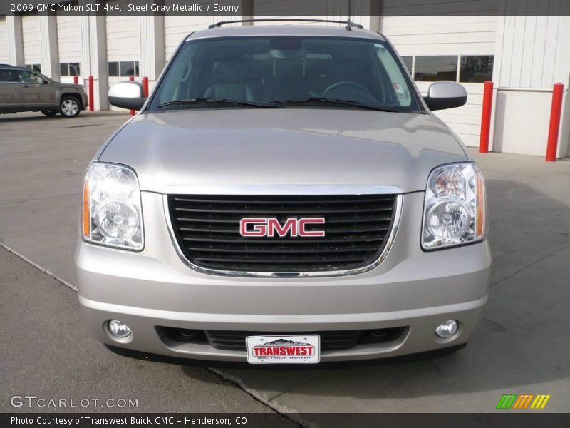 Steel Gray Metallic / Ebony 2009 GMC Yukon SLT 4x4