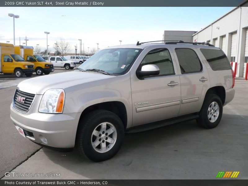 Steel Gray Metallic / Ebony 2009 GMC Yukon SLT 4x4