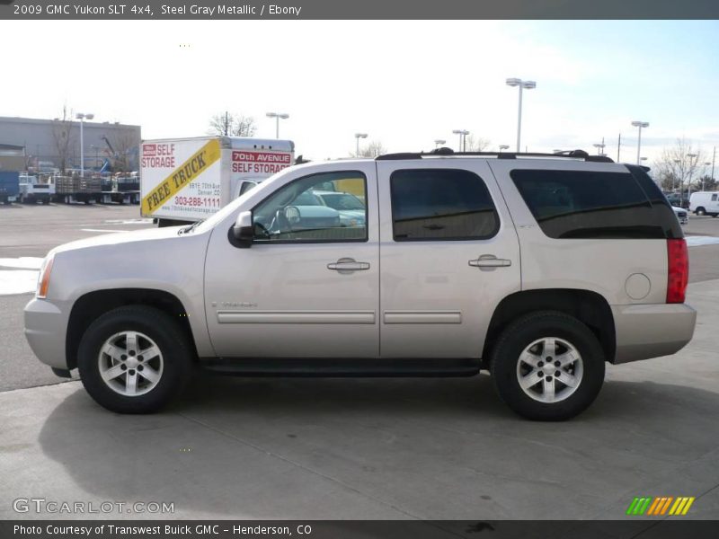 Steel Gray Metallic / Ebony 2009 GMC Yukon SLT 4x4