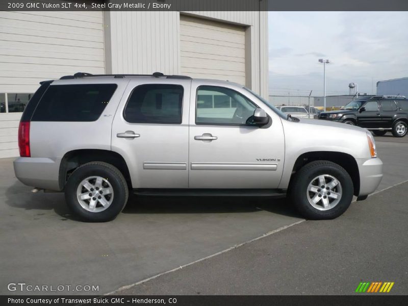 Steel Gray Metallic / Ebony 2009 GMC Yukon SLT 4x4