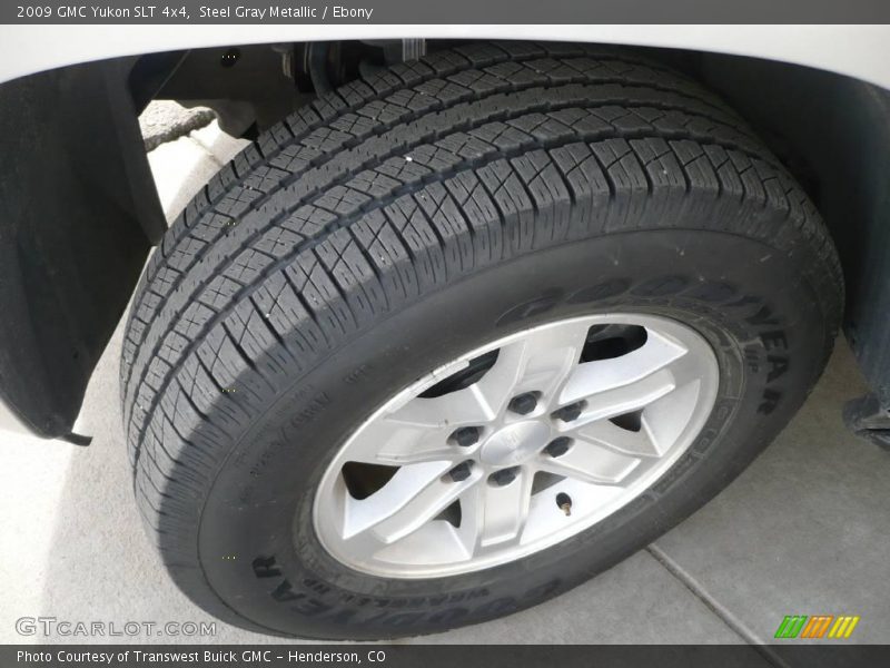 Steel Gray Metallic / Ebony 2009 GMC Yukon SLT 4x4