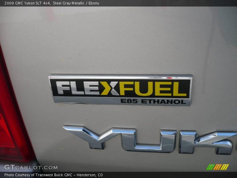 Steel Gray Metallic / Ebony 2009 GMC Yukon SLT 4x4
