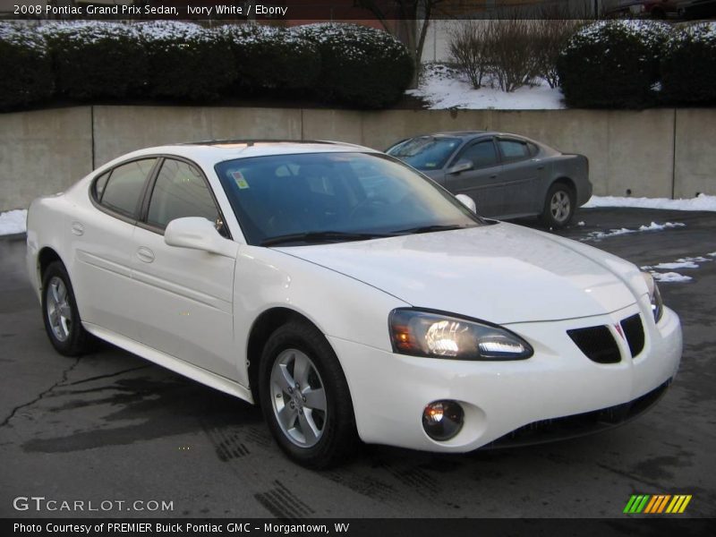 Ivory White / Ebony 2008 Pontiac Grand Prix Sedan