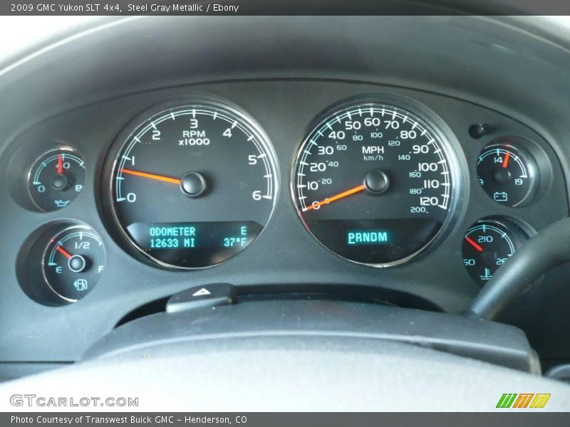 Steel Gray Metallic / Ebony 2009 GMC Yukon SLT 4x4
