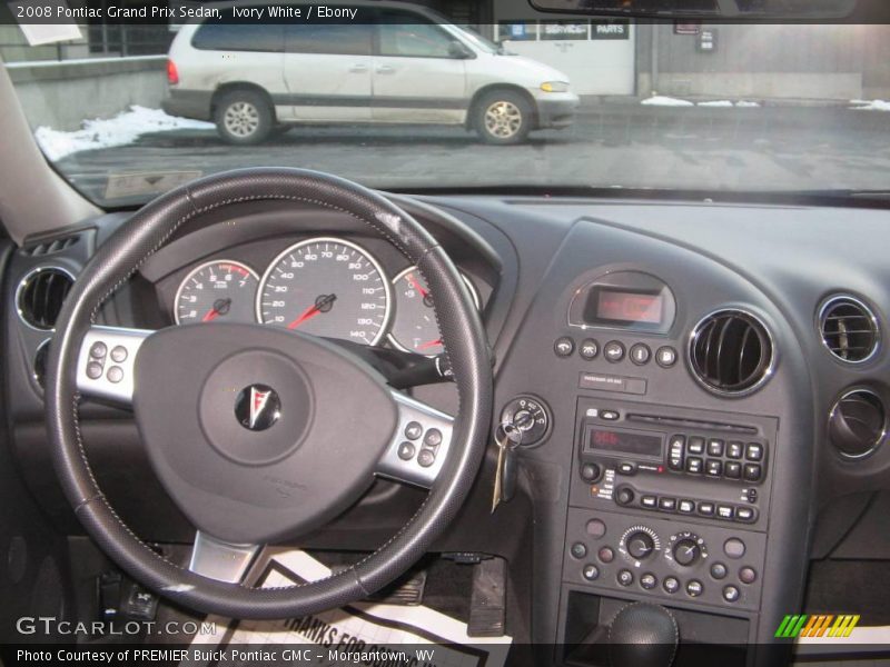 Ivory White / Ebony 2008 Pontiac Grand Prix Sedan