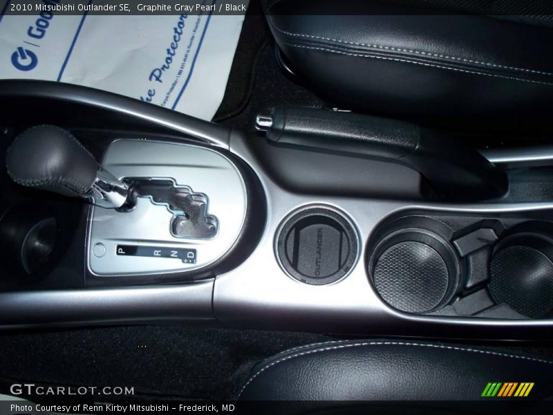 Graphite Gray Pearl / Black 2010 Mitsubishi Outlander SE