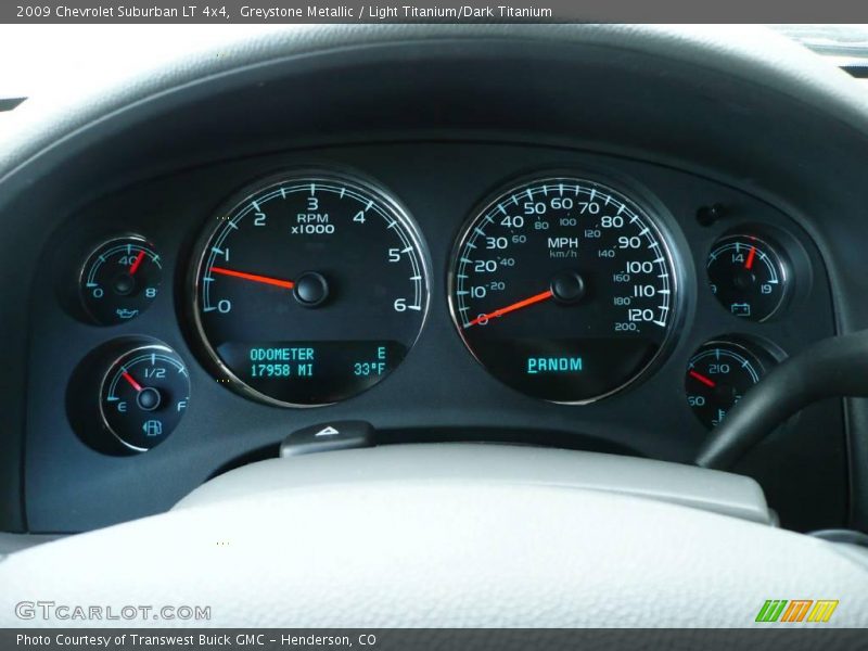 Greystone Metallic / Light Titanium/Dark Titanium 2009 Chevrolet Suburban LT 4x4