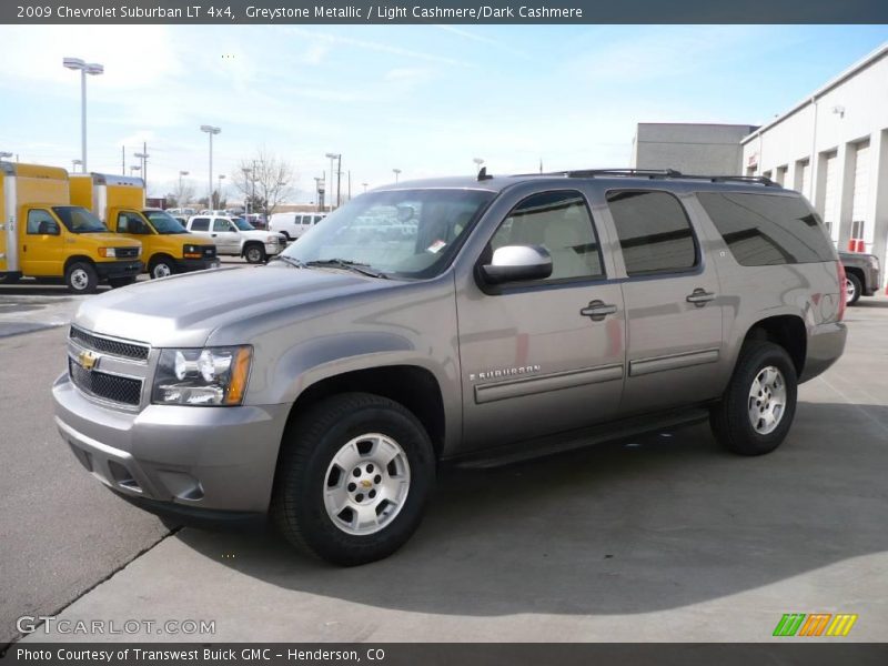 Greystone Metallic / Light Cashmere/Dark Cashmere 2009 Chevrolet Suburban LT 4x4