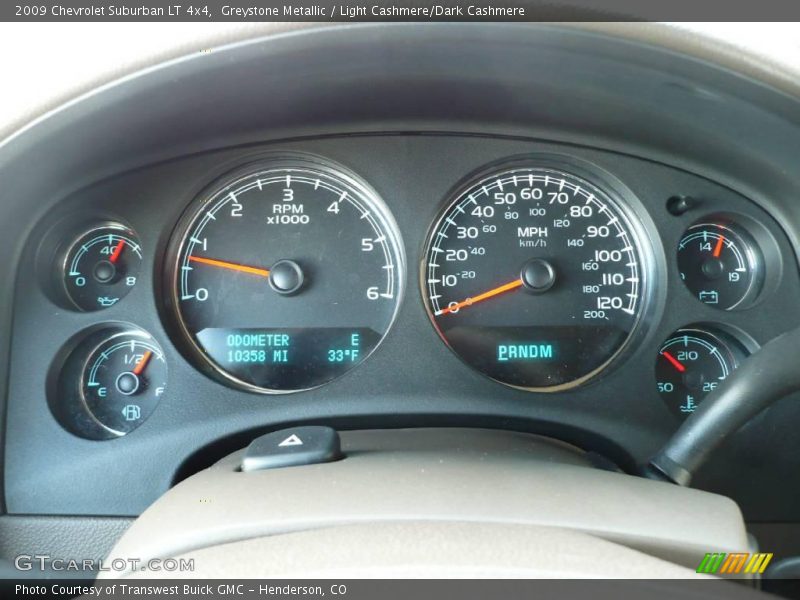 Greystone Metallic / Light Cashmere/Dark Cashmere 2009 Chevrolet Suburban LT 4x4