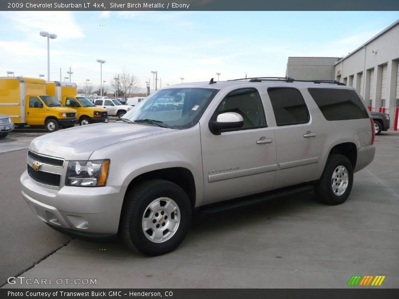 Silver Birch Metallic / Ebony 2009 Chevrolet Suburban LT 4x4