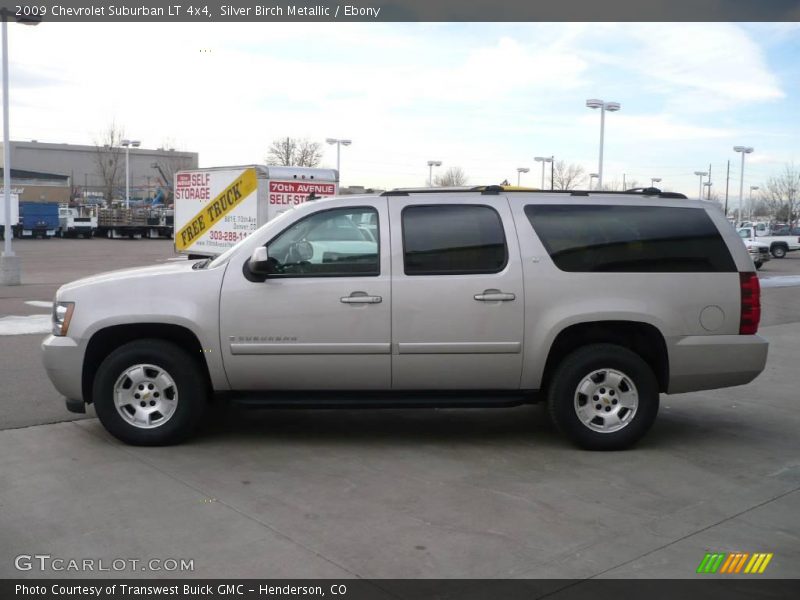 Silver Birch Metallic / Ebony 2009 Chevrolet Suburban LT 4x4
