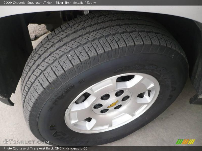 Silver Birch Metallic / Ebony 2009 Chevrolet Suburban LT 4x4