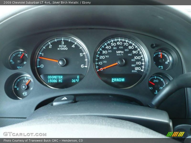 Silver Birch Metallic / Ebony 2009 Chevrolet Suburban LT 4x4