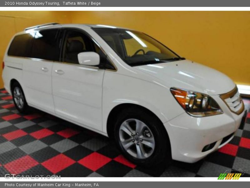 Taffeta White / Beige 2010 Honda Odyssey Touring