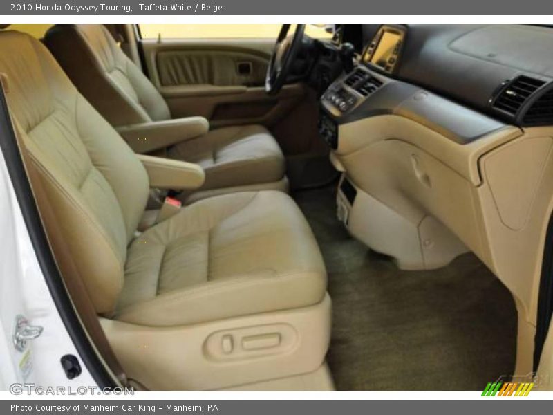 Taffeta White / Beige 2010 Honda Odyssey Touring