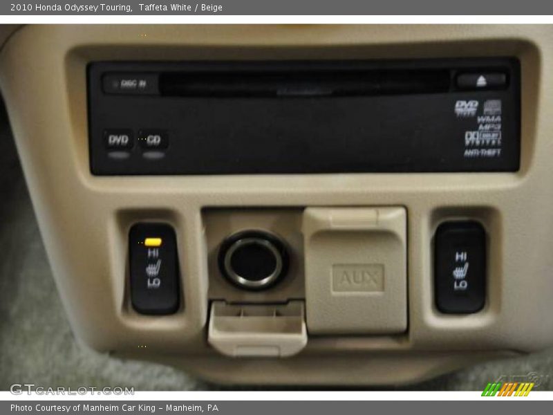 Taffeta White / Beige 2010 Honda Odyssey Touring