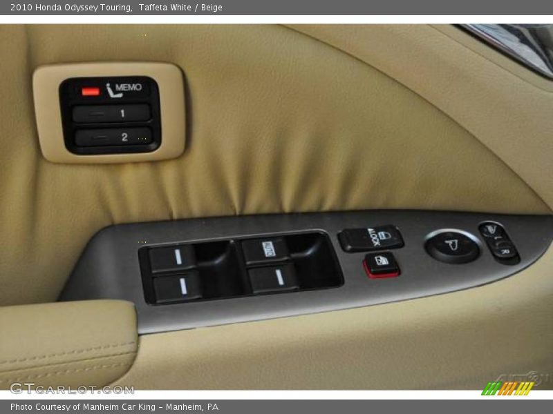 Taffeta White / Beige 2010 Honda Odyssey Touring