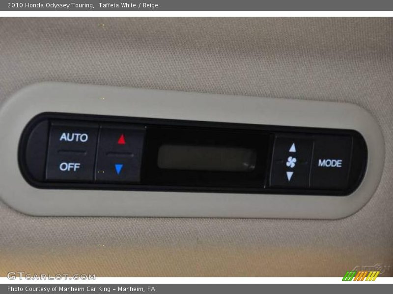 Taffeta White / Beige 2010 Honda Odyssey Touring