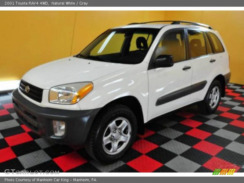 Natural White / Gray 2001 Toyota RAV4 4WD