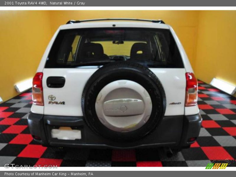 Natural White / Gray 2001 Toyota RAV4 4WD