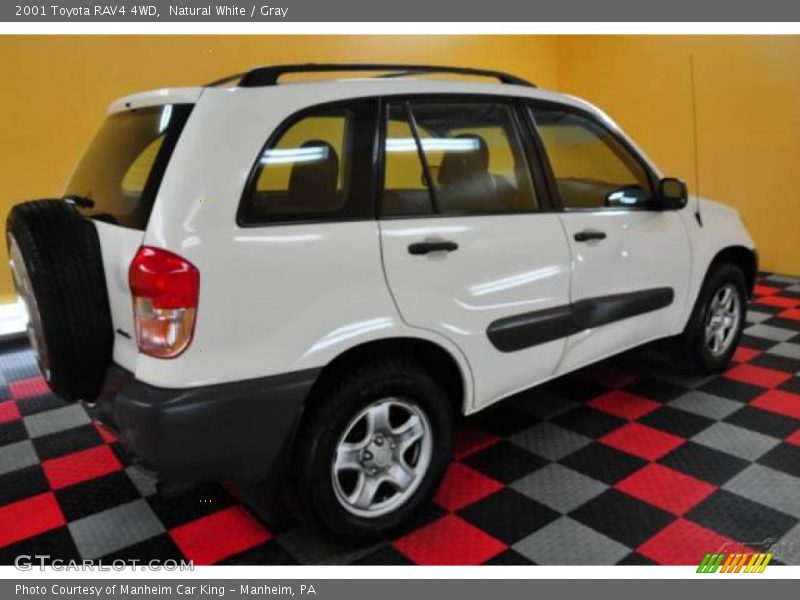 Natural White / Gray 2001 Toyota RAV4 4WD