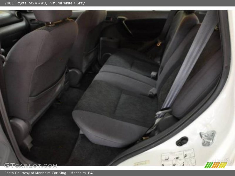 Natural White / Gray 2001 Toyota RAV4 4WD