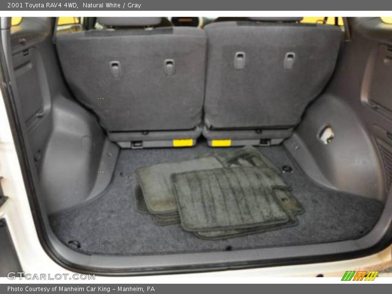 Natural White / Gray 2001 Toyota RAV4 4WD