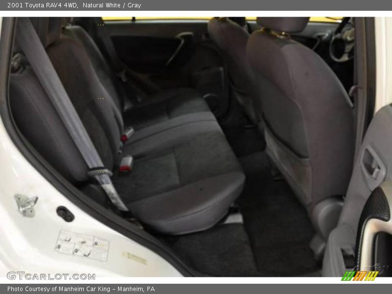 Natural White / Gray 2001 Toyota RAV4 4WD