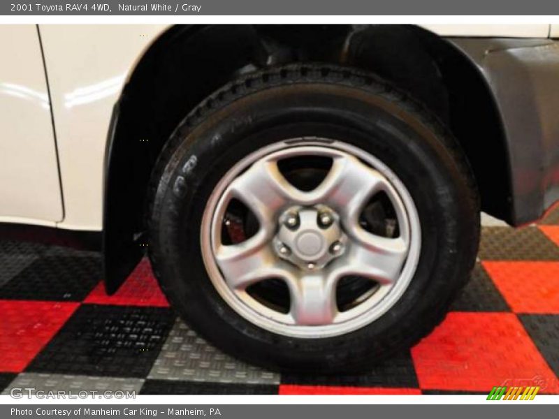 Natural White / Gray 2001 Toyota RAV4 4WD