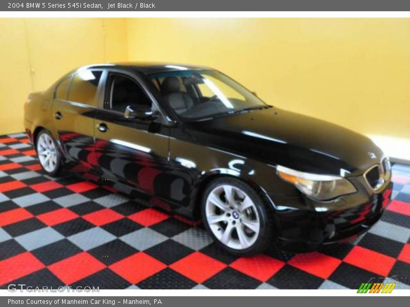 Jet Black / Black 2004 BMW 5 Series 545i Sedan