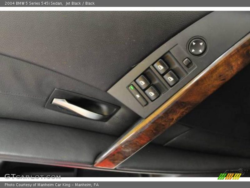 Jet Black / Black 2004 BMW 5 Series 545i Sedan
