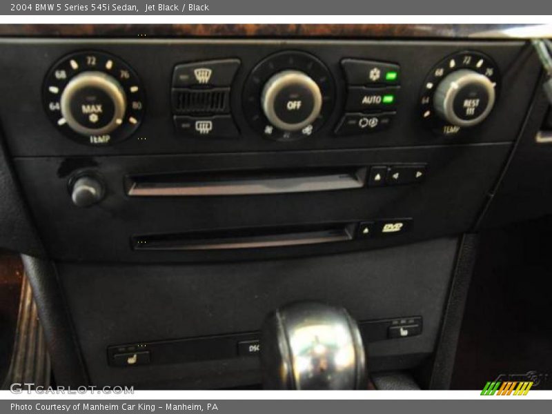 Jet Black / Black 2004 BMW 5 Series 545i Sedan